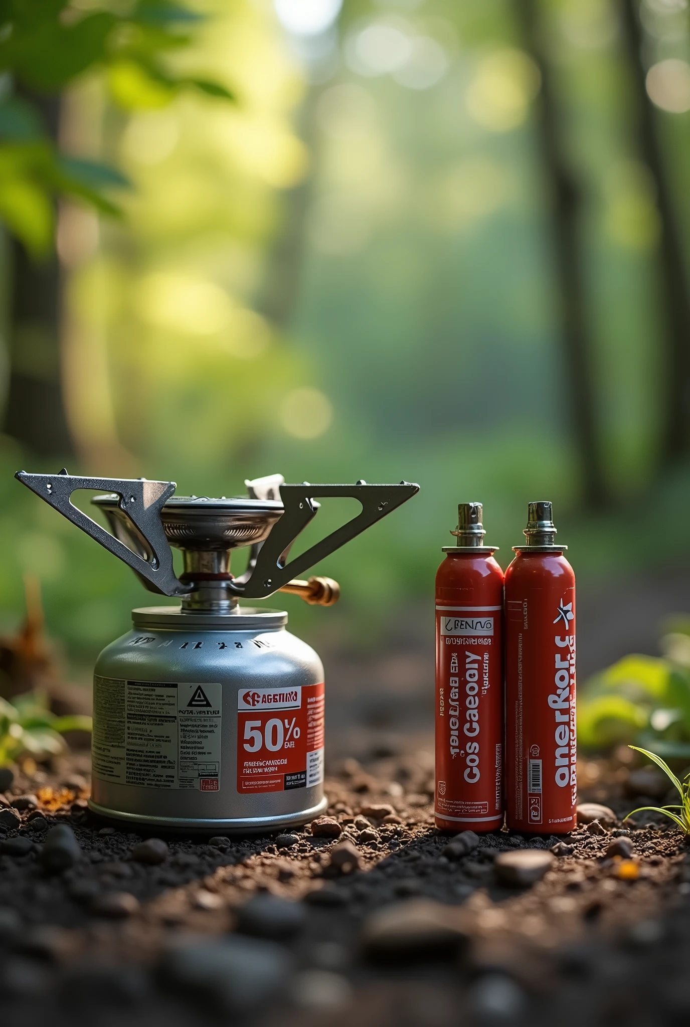 Gas cartridges and portable stoves
