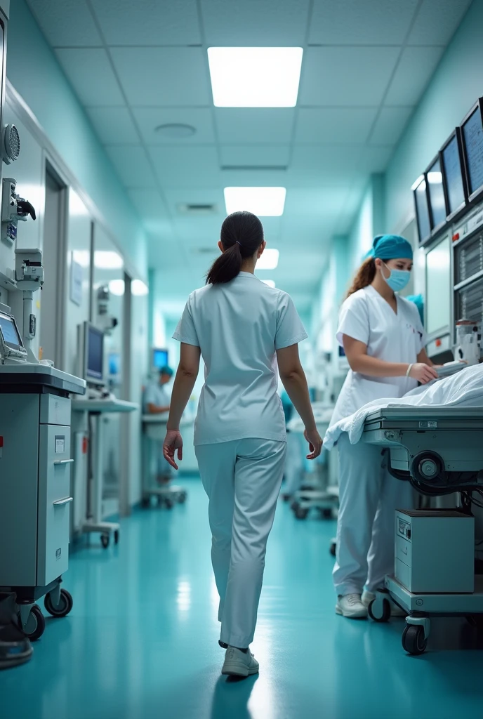 a title on Nursing without filter: The day to day of a technician