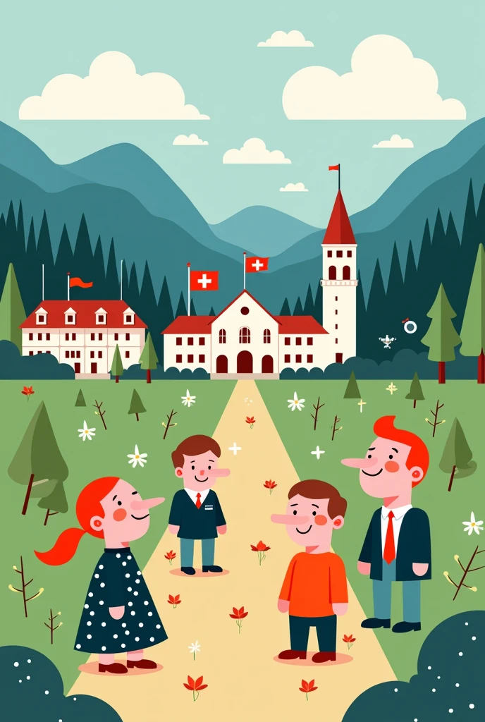 switzerland politics drawing easy