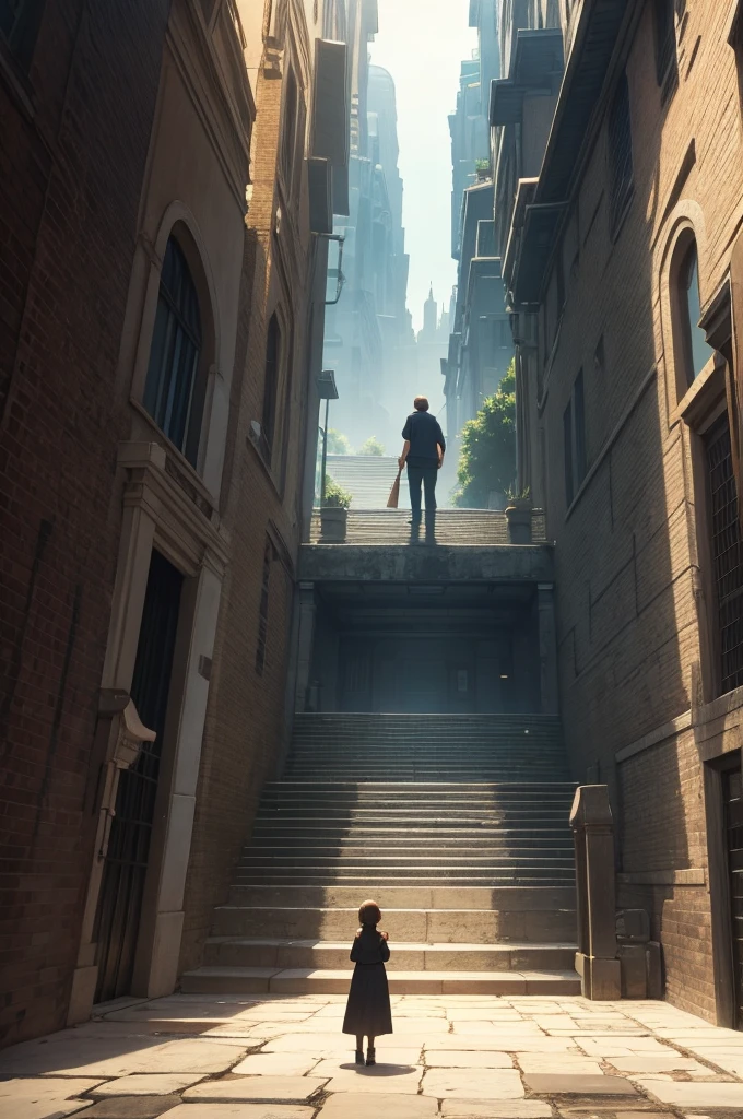 Surreal scene