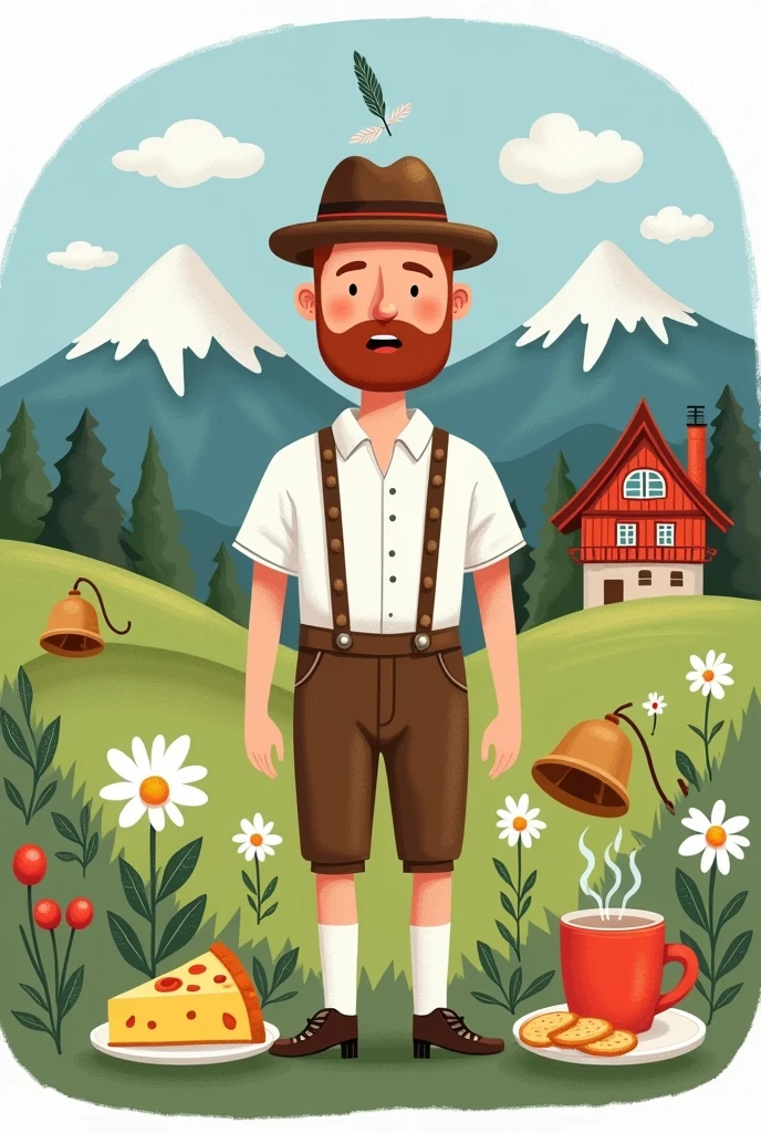 switzerland culture drawing easy