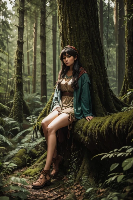 forest woman
