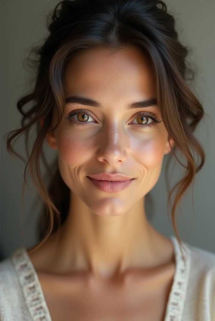 (photorealism:1.2), beautiful woman, age: 49