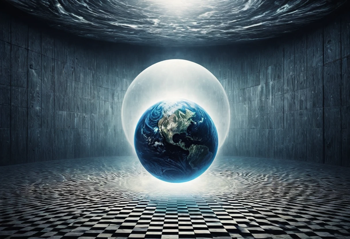 Meaningless, Mystery, Absurd, Different dimension, no gravity, No people