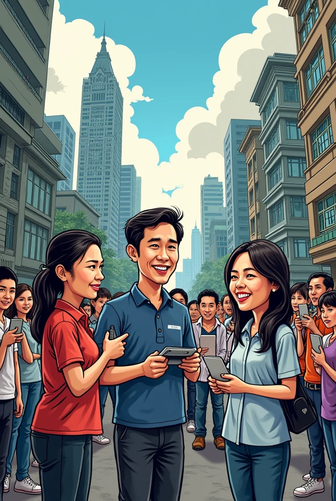political cartoon depicting your opinion about how Philippine Media performs its roles and function in the Philippines which is a democratic country.