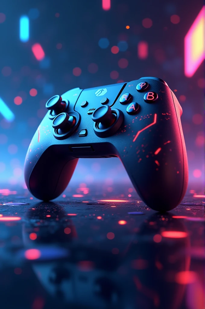 Joystick game controller digital asset P2E crypto games landing page concept crypto games championship.