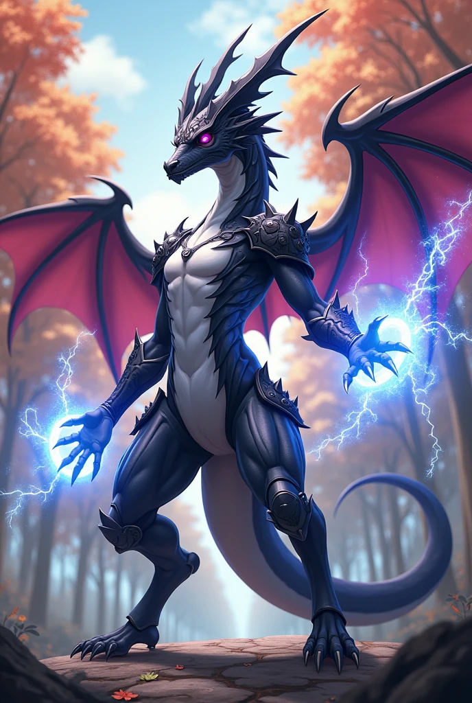Tall and muscular dragon, in purple thong, wings. Bright blue scales. Powerful and sexy sculpted body. Lies in a dark and gloomy forest, spread his legs wide. sexy leg curves. There are many scars on his body, which emphasizes his strength and sexuality. The wings are powerful and muscular. bulge in the perineum, The dragon itself is detailed. tentacles everywhere, tentacles nearby. Lets the tentacles rape him. Enjoys the process, The dragon shimmers in the light, night. In a fairy tale in a very dark place. turned his head to the side, looking around. the whole body is tense, hands caress the tentacles. it's smiling, A kind look, bright emerald eyes. Dark and gloomy place, Enjoys anal sex with tentacles in thong, Ultra High Quality Image, anime style.