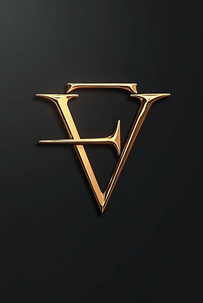 create an e-sports style logo with the letter V, ancient medieval style and with small avant-garde writing above