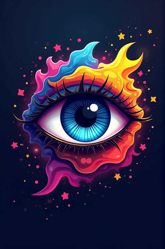 Eye-catching and unique music logo
