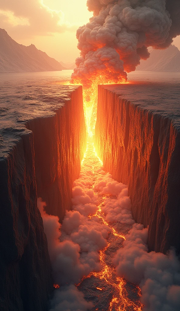 A simple animation of tectonic plates colliding and then releasing huge amounts of energy..