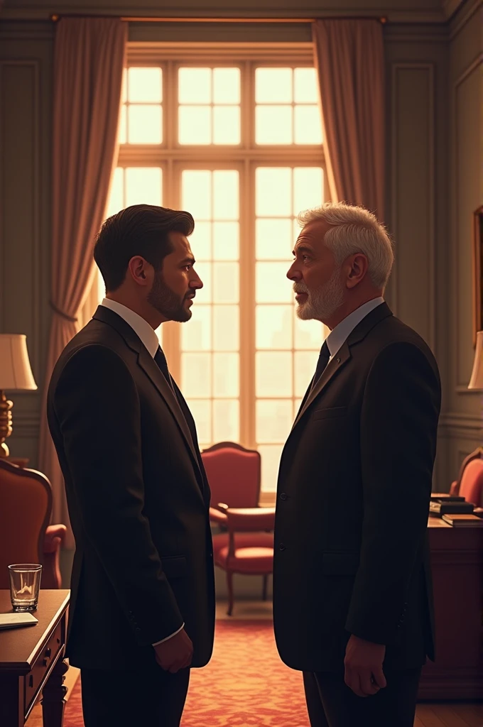 Two men in the same room - SeaArt AI