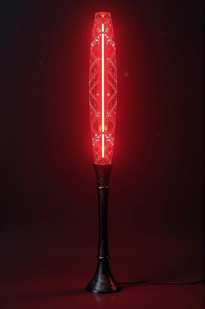 Tôi muốn thiết kế một cây lightstick có tên Phan Bảo Trâm Anh thật Pretty, Bright and elegant with sparkling red and black tones, unique, Special. Image must be sharp, clear, Pretty. Not copied from anyone and it has K-pop idol style