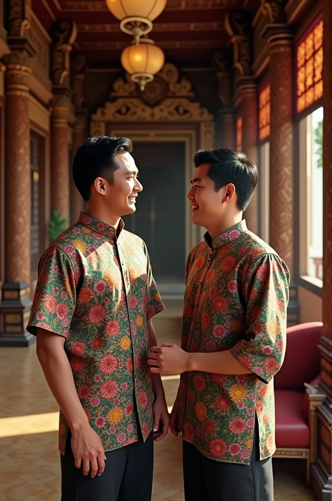 Two thai men in the thai room