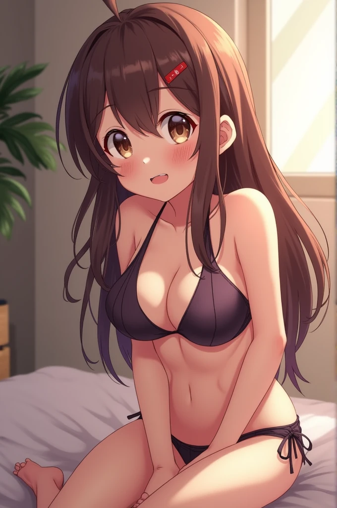 Little anime girl having gangbang sex putting penis in her vagina ejaculating