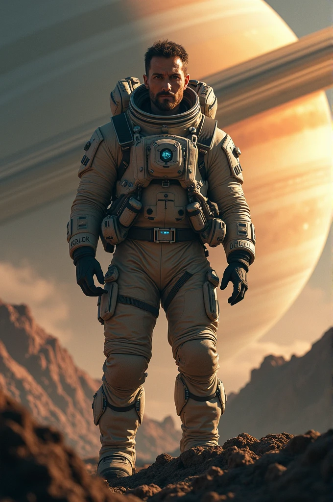 A man living on Saturn