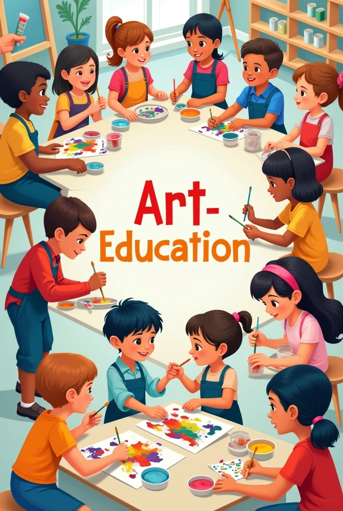 create a poster about the benefits of art education  : motor skills