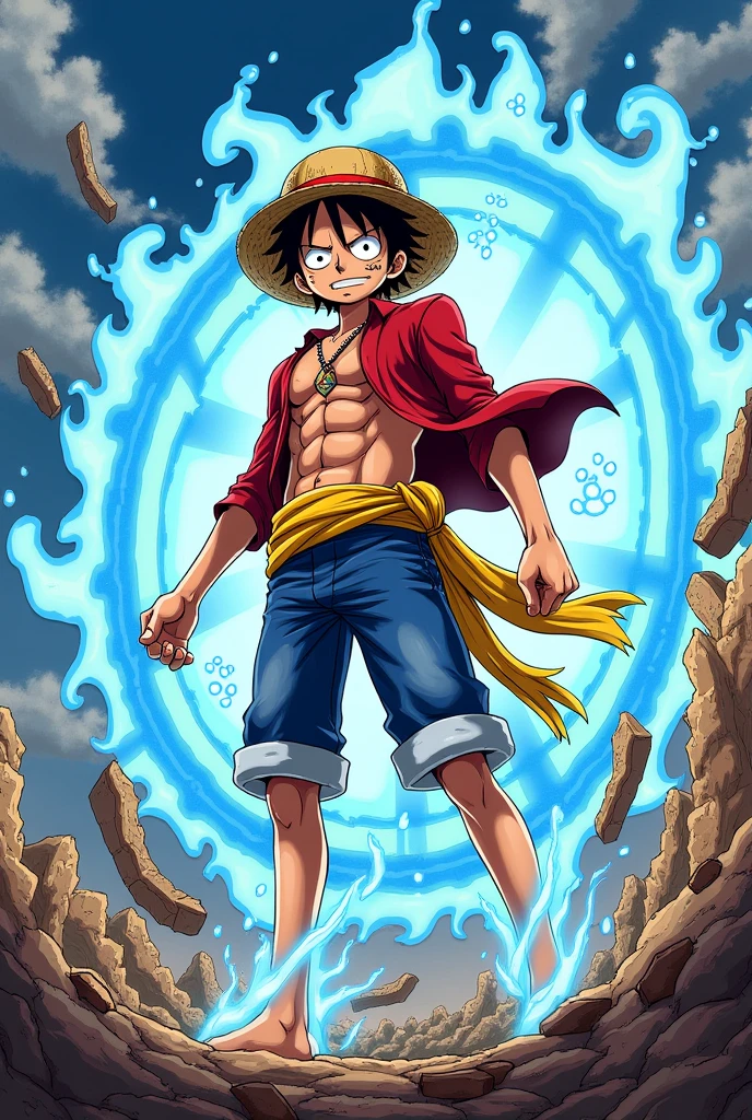 Gear Five Luffy in One Piece anime