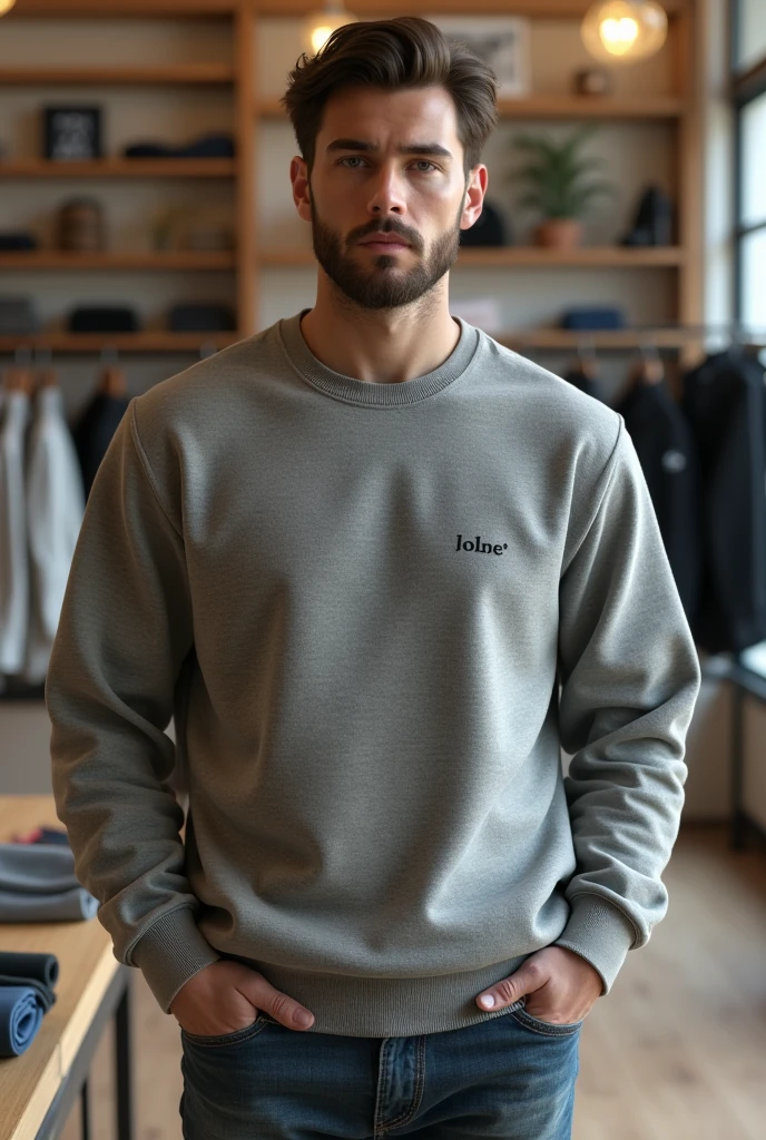 I want you to create basic men&#39;s clothing options and sweatshirts with the brand name " SILLVER'S STORE " quality and beautiful clothes 