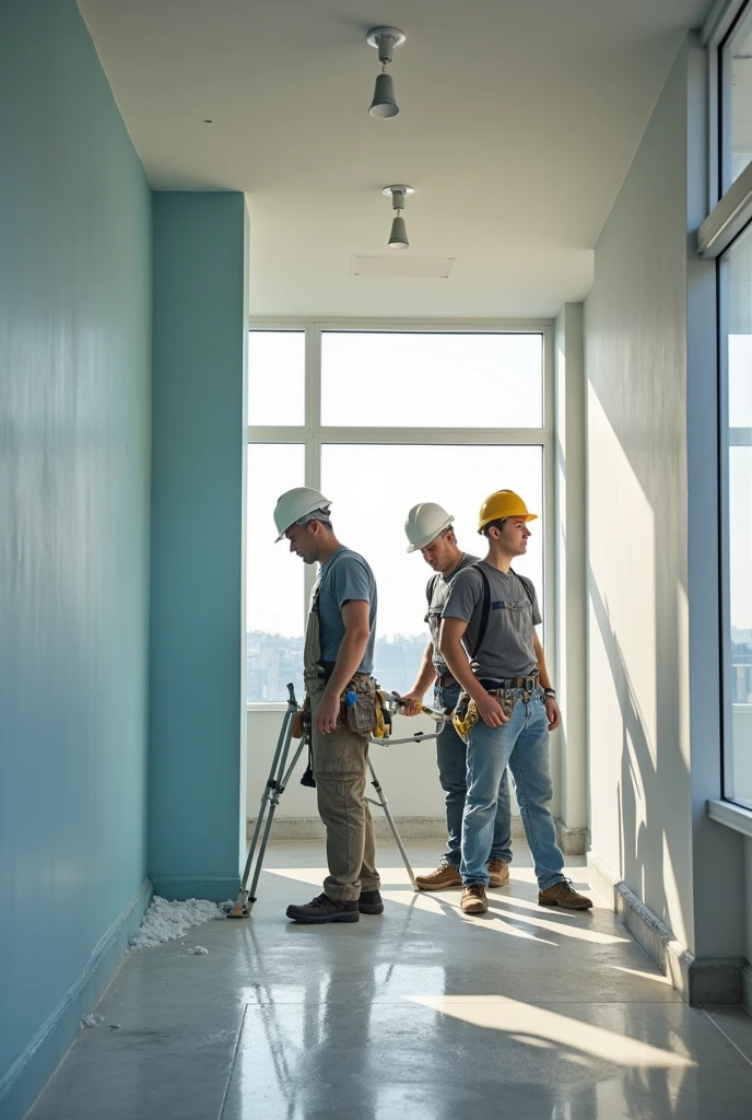 Considerations Prior to Painting Work in Buildings:
trained staff


