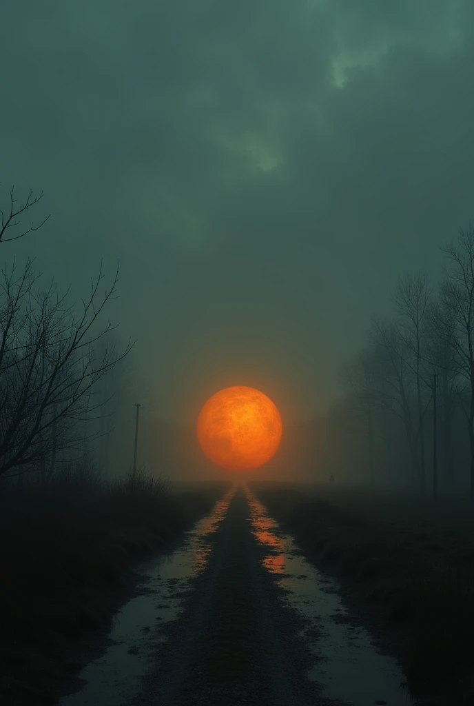 earlier reports of eerie noises and the mysterious orange ball