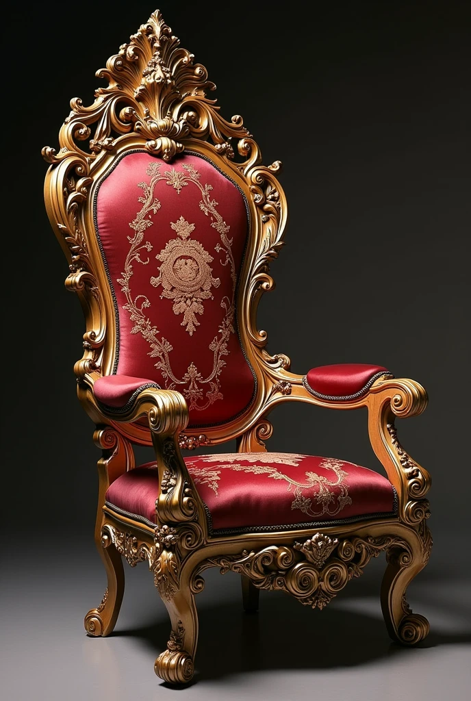 Luxury Italian Bisini Baroque Style Chair
