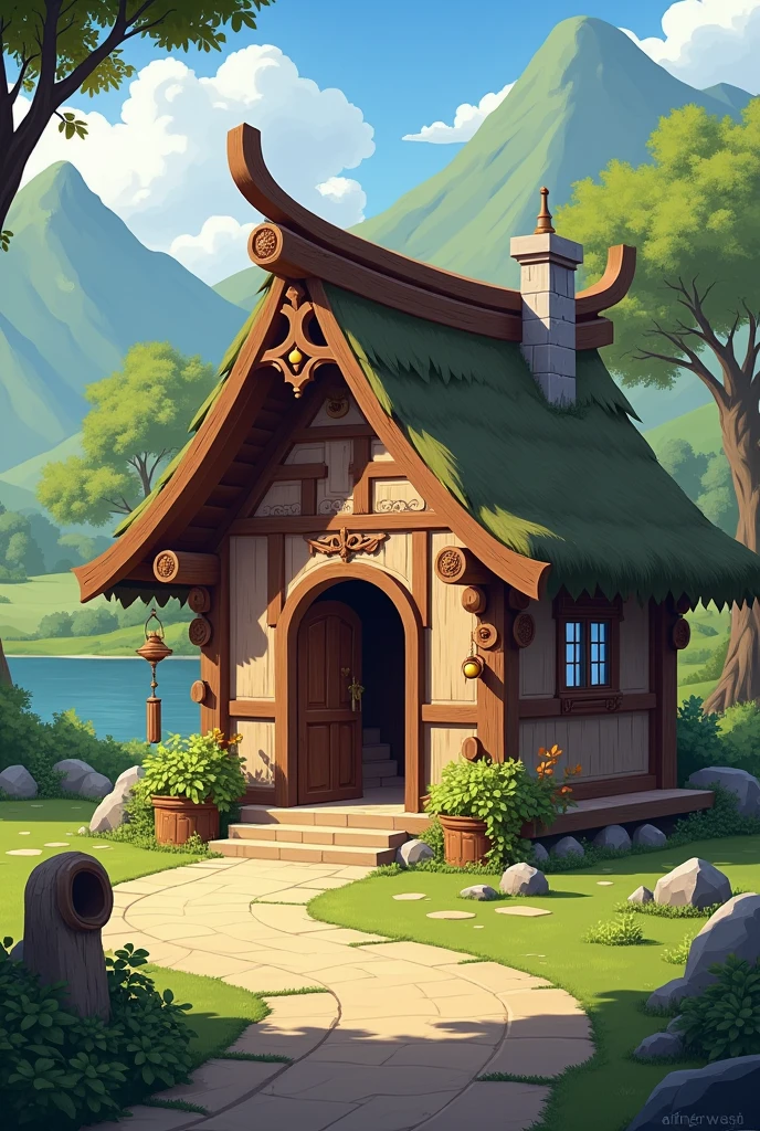 Text of the noble hut