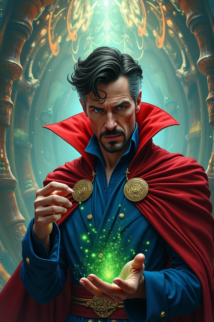 Doctor Strange smoking weed