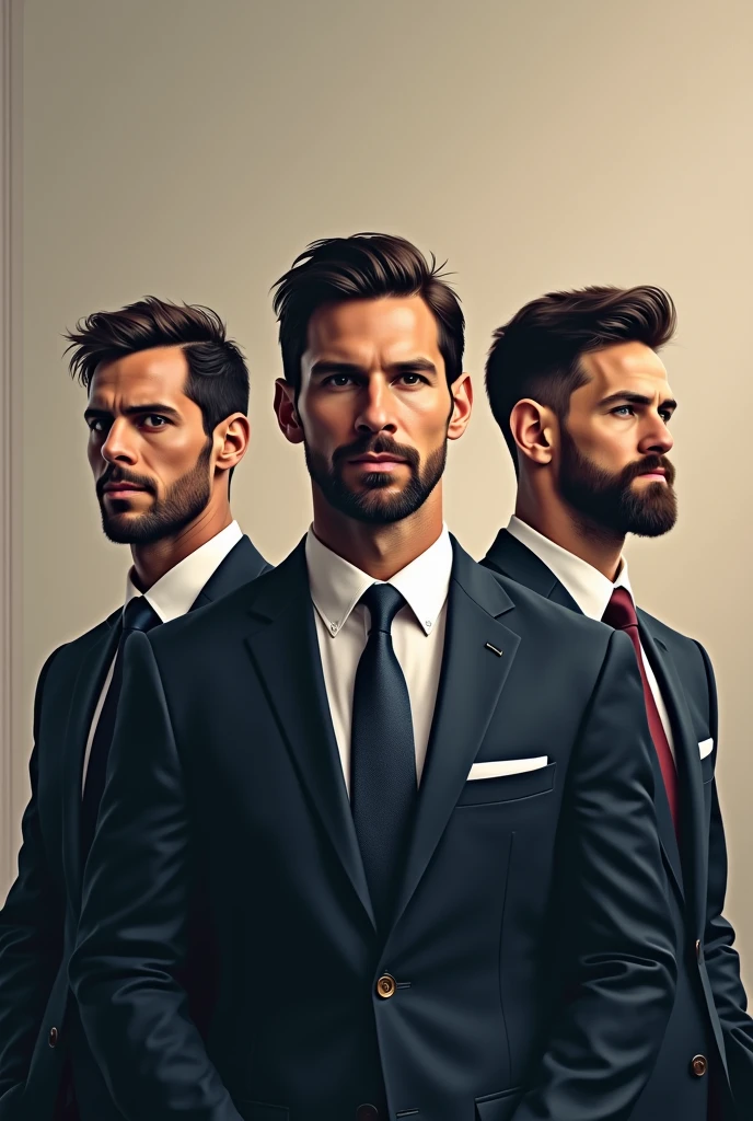 Rafa Nadal, Messi (formal) and Stephen Curry