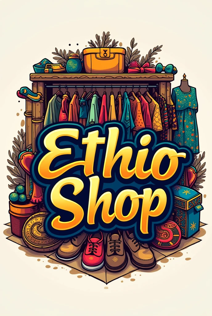 give me logo by name ethio shop contain many cloth shoes by attractive way
People see the logo like real image
