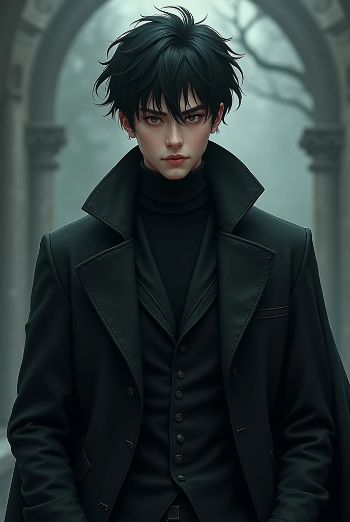 An character from Harry potter called Jace Tempest. Jace Tempest is not your typical Asian guy. He is tall, has a nice figure, lean and muscular. His face is like a combination of handsome and hot with a little bit of cuteness in the middle. He looks irresistibly charming in his all black outfits and stylish black hair. He is a Slytherin who always has a playful smile on his face and a typical bad boy vibe surrounding him. He also comes from a pure blood family with enormous wealth and influence.