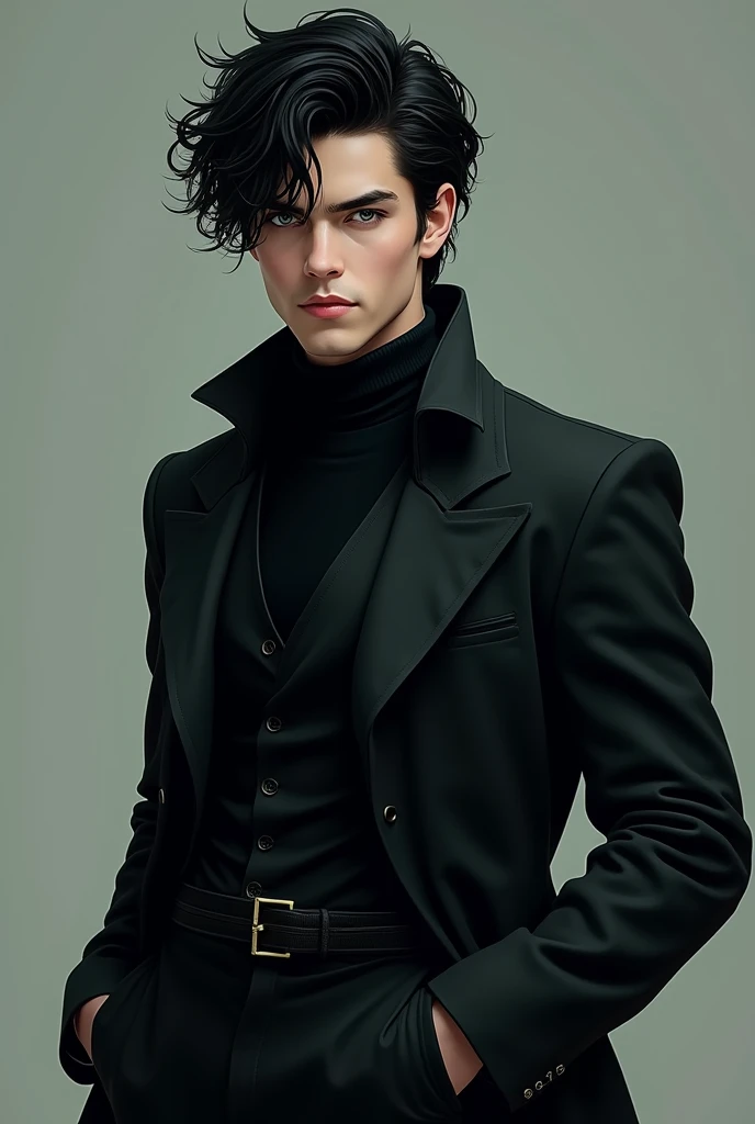 An character from Harry potter called Jace Tempest. Jace Tempest is not your typical Asian guy. He is tall, has a nice figure, lean and muscular. His face is like a combination of handsome and hot with a little bit of cuteness in the middle. He looks irresistibly charming in his all black outfits and stylish black hair. He is a Slytherin who always has a playful smile on his face and a typical bad boy vibe surrounding him. He also comes from a pure blood family with enormous wealth and influence.
