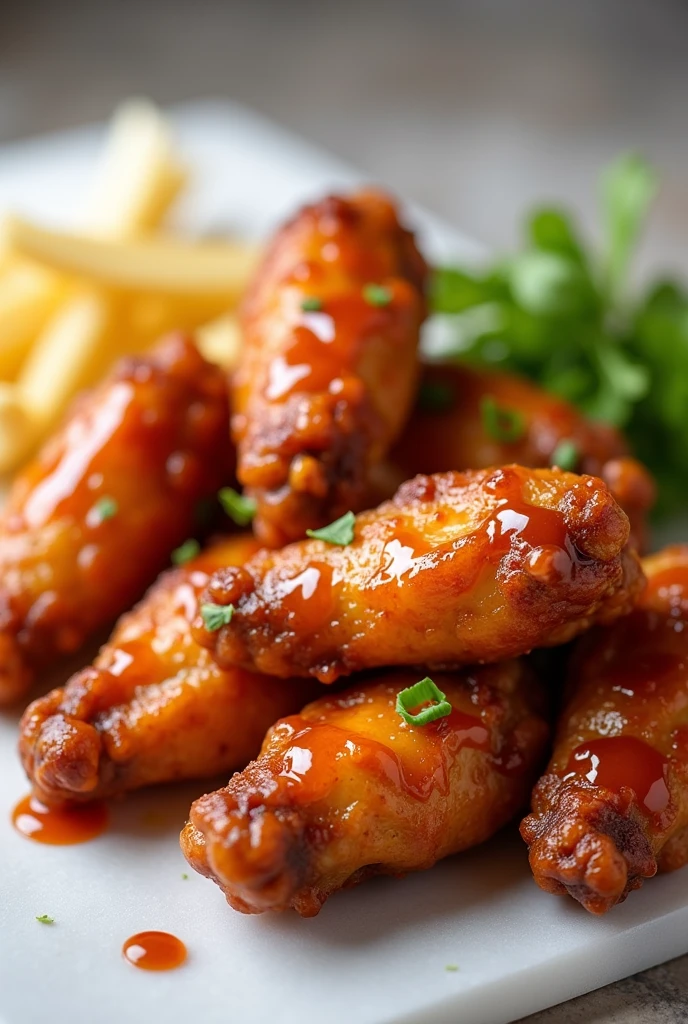 A attractive photo for chicken wings for my shop poster
