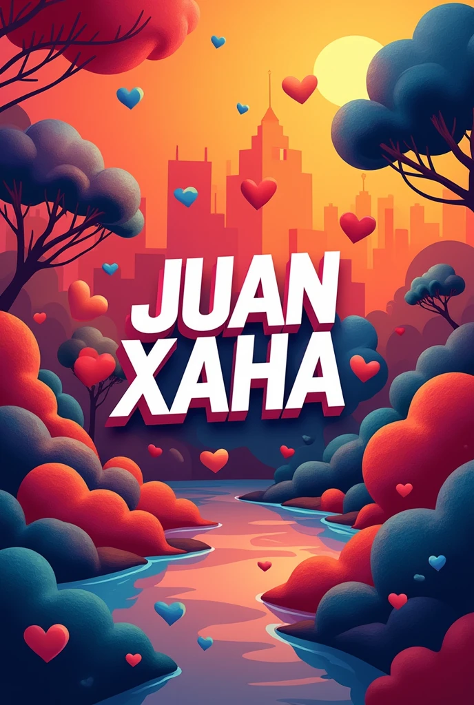 Draw. A company poster with text juan suka xahra