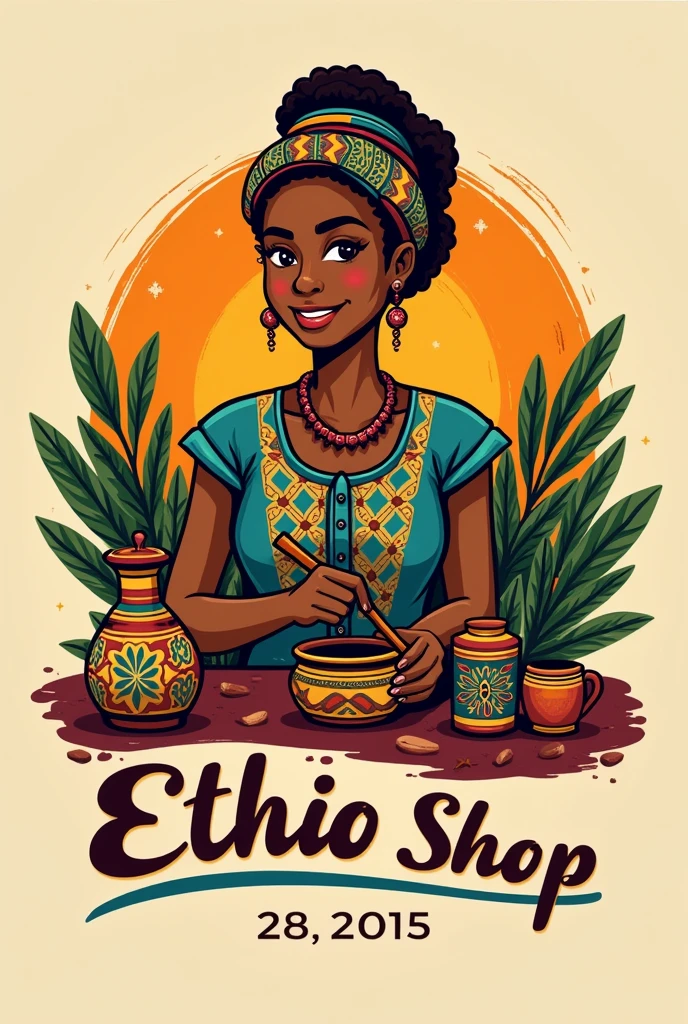 objective: Create a vibrant and culturally rich logo that represents the essence of "Maria Bonita Studio", a clothing store focused on African-based religions. The logo must integrate traditional elements of Afro-Brazilian culture, highlighting the mustard yellow palette.
1. Elementos Visuais Principais
人物 da Mulher Baiana:
Description: A detailed illustration of a Bahian woman, central to the logo. The figure must be in traditional attire, including a full skirt and a turban (headwrap).
Additional Detail: The woman should wear large and colorful earrings, and typical accessories, como colares. These ornaments must reflect the cultural and religious richness of the African matrix..
badass clothing: Consider including elements associated with Pombagira, like long, colorful skirts, to connect the visual to the context of African-based religions.
Religious Symbols:
Description: Incorporate subtle symbols related to the orixás and Candomblé, such as crossed out dots or protective symbols, in a stylized way to complement the figure without overloading the design.
2. Mustard Yellow Color Palette:
Main Use: Use mustard yellow as the predominant color to convey warmth, reception and visibility. The figure of the Bahian woman can be in mustard yellow to make her stand out.
Add-ons:
Neutral and Earthy Tones: offwhite, brown and olive green for additional details. Use white for contrast and highlight in accessories, and earthy tones to highlight subtle details without competing with mustard yellow.
3. Typography Elegant and Artistic Font:
Description: Choose a handwritten or cursive font that is elegant and reflects the studio’s artisanal and cultural style..
Customization: Typography can include decorative elements inspired by African art, such as subtle patterns around letters or small embellishments.
4. Layout and Design Position and Integration:
人物: Place the illustration of the Bahian woman centered or slightly offset to