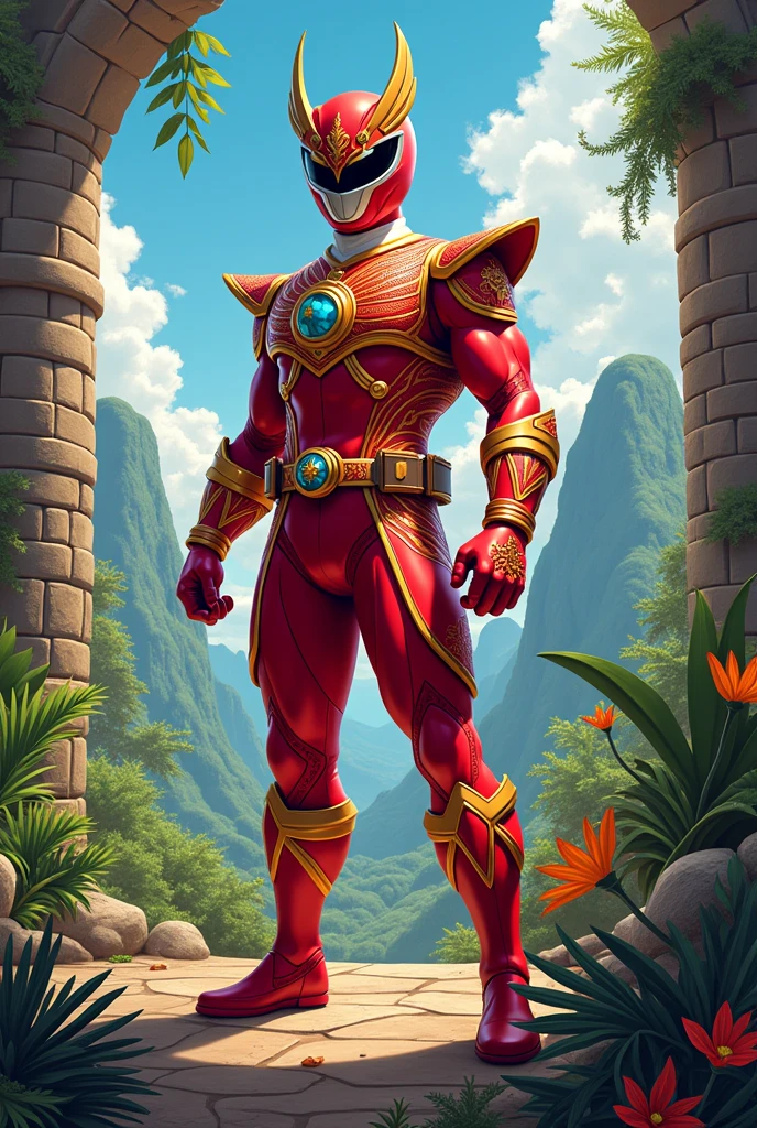 Power Ranger rojo version colombianana