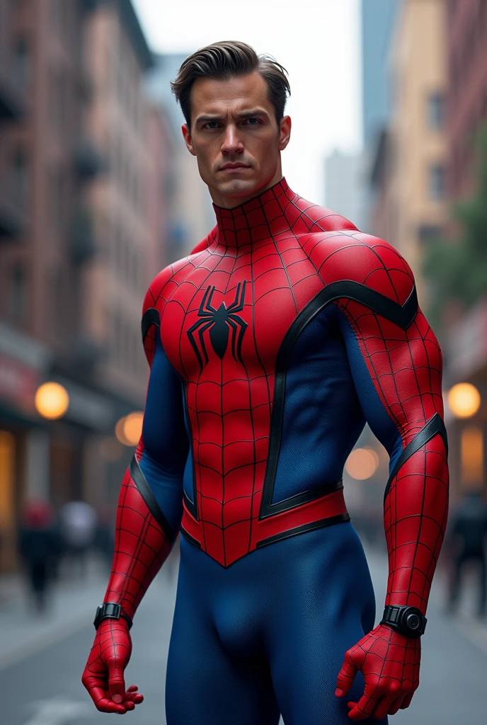 Dear in the Spider-Man costume have a great body