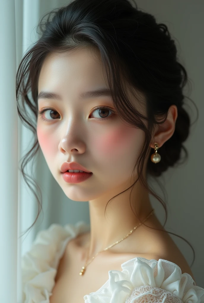 Create a  girl as a profile picture Very realistic