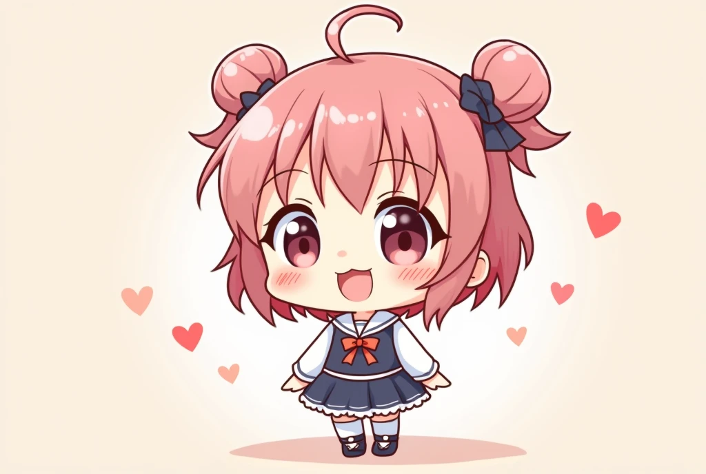 Cute girl anime whole body