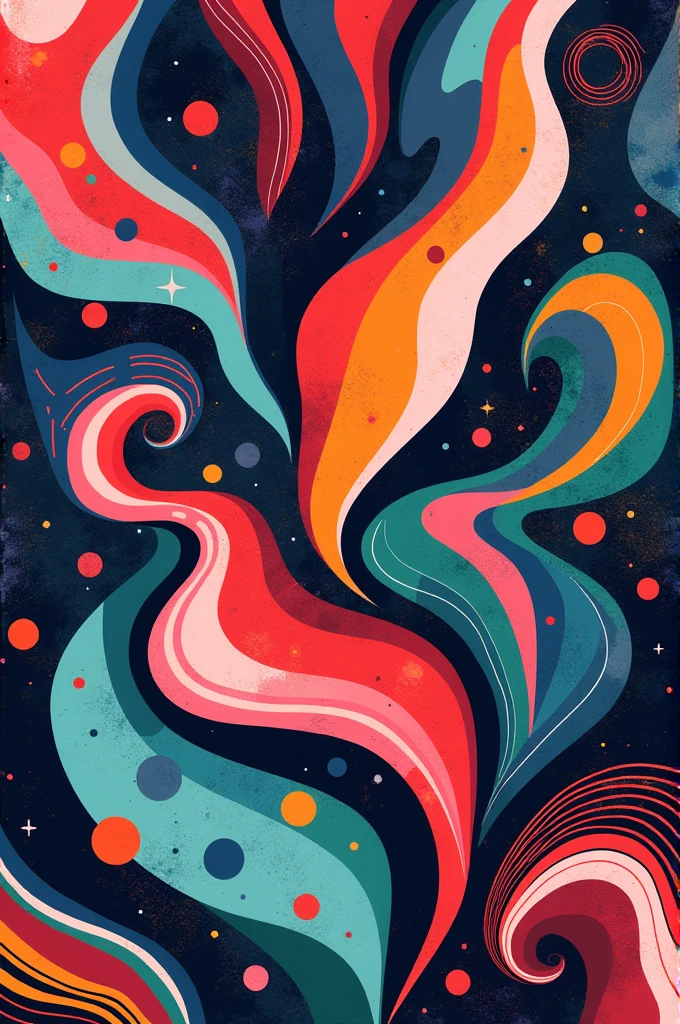 Red, blue, pink and white, black, green, mint, 💛,and all colours mix and create dark wallpaper 