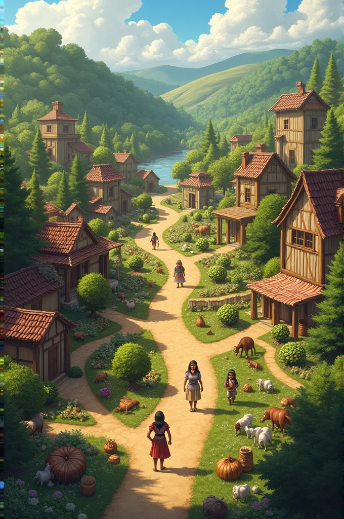 
The villagers of Ashwood were known for their skill in crafting, while Brookdale villagers excelled in farming. Despite their differences, they relied on each other for trade.
