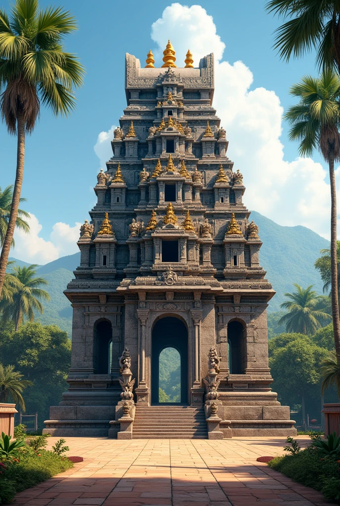 Stone temple in south indian style