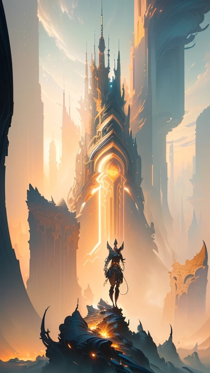masterpiece, best quality, (extremely detailed CG unity 8k wallpaper), (best quality), (best illustration), (best shadow), absurdres, realistic lighting, (Abyss), beautiful detailed glow, art by PeterMohrBacher,