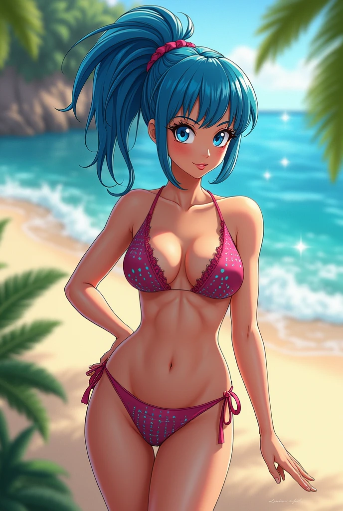 Bulma in a swimsuit