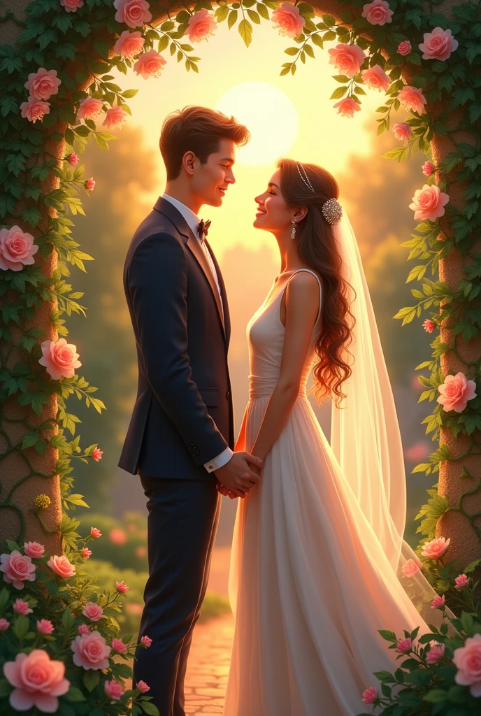 I would like to create a wedding invitation. Those who are getting married are called Remato and Angi.