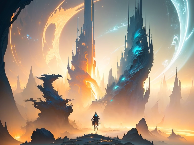 masterpiece, best quality, (extremely detailed CG unity 8k wallpaper), (best quality), (best illustration), (best shadow), absurdres, realistic lighting, (Abyss), beautiful detailed glow, art by PeterMohrBacher,