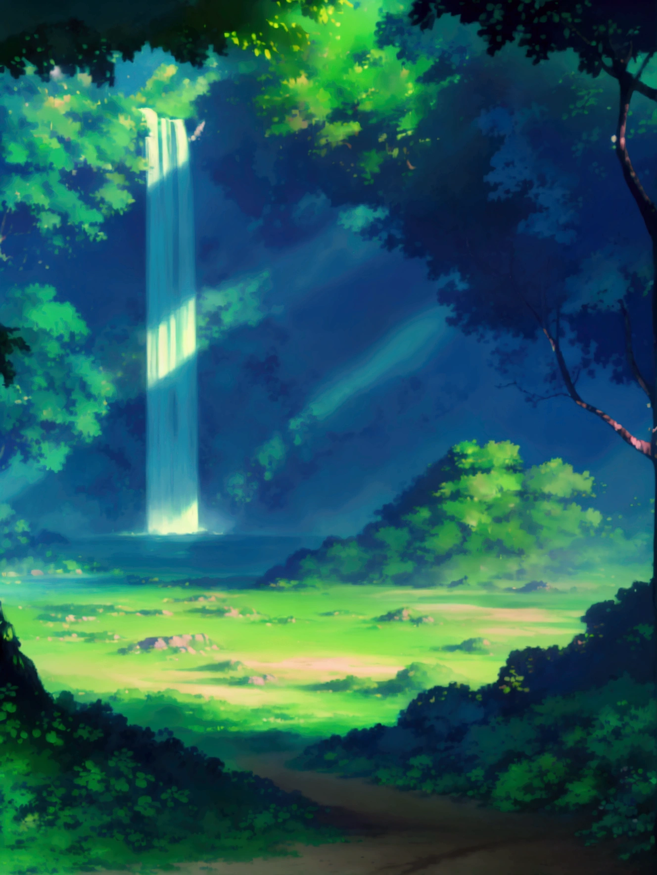 Masterpiece, best quality, (extremely detailed CG unity 8k wallpapers), (best quality), (best illustrations), (best shadows), land suspended in the air with vines on the base , with tropical rainforest on both sides, with waterfalls falling from above, isometric 3D, octane rendering, ray tracing, super detailed