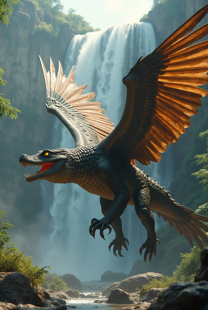 Crocodile plus Eagle