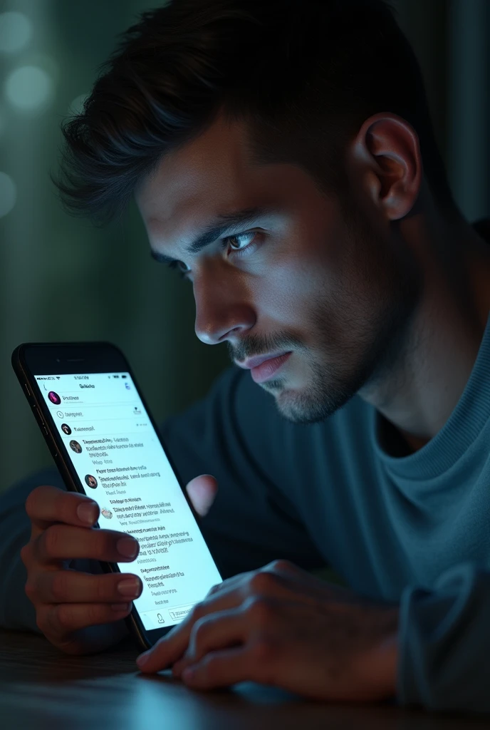 A man hand deleting comments on Instagram post. Want the screen visible to me.