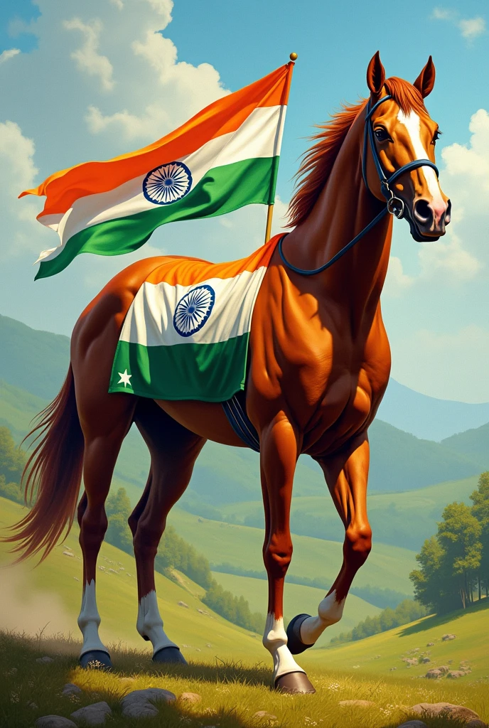 India flag on phar