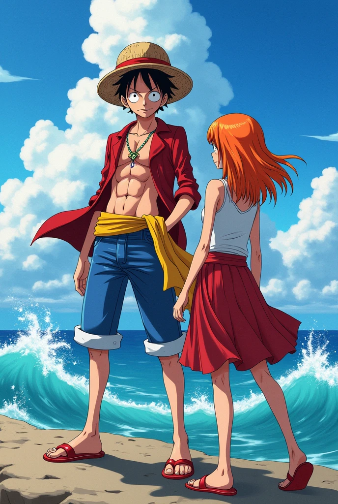 Luffy with nami